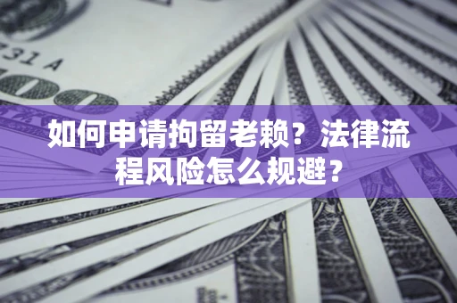 武汉如何申请拘留老赖？法律流程风险怎么规避？
