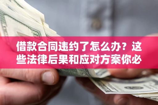武汉借款合同违约了怎么办？这些法律后果和应对方案你必须知道