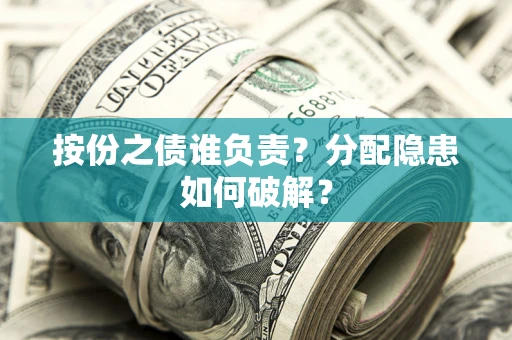 武汉按份之债谁负责？分配隐患如何破解？