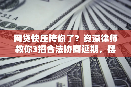 武汉网贷快压垮你了？资深律师教你3招合法协商延期，摆脱暴力催收！
