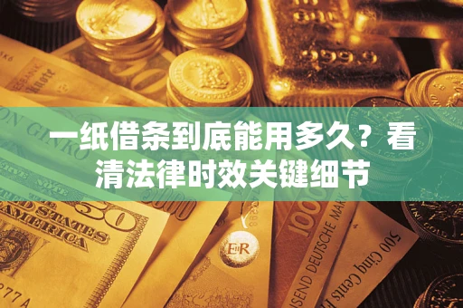 武汉一纸借条到底能用多久？看清法律时效关键细节