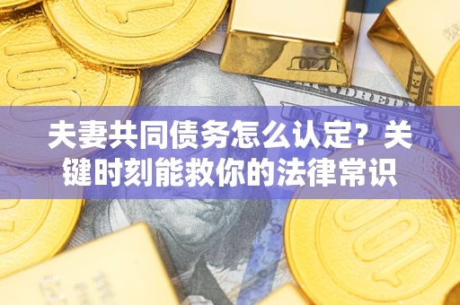 武汉夫妻共同债务怎么认定？关键时刻能救你的法律常识