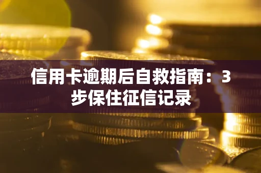 武汉信用卡逾期后自救指南：3步保住征信记录