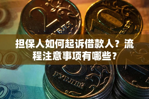 武汉担保人如何起诉借款人？流程注意事项有哪些？